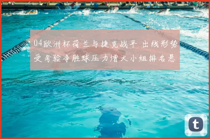 04欧洲杯荷兰与捷克战平 出线形势受考验净胜球压力增大小组排名悬念